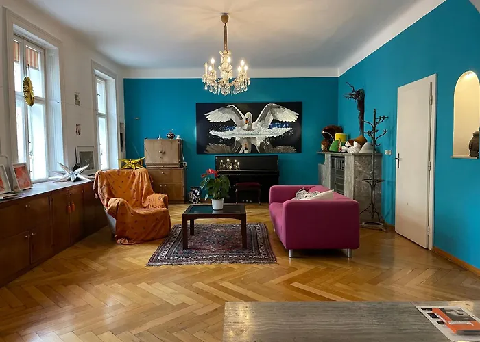 Geraeumige Garten-wohnung Bei Schoenbrunn Ab 1 Woche Apartman *